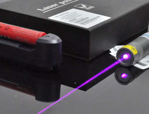 Violet laser pointer Purple Color 405nm 300mW High Power Focusable Features